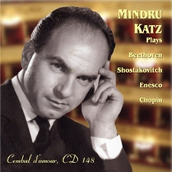 Cd 148 Mindru Katz, Piano